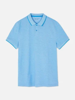Tops Und T-Shirts|Primark Poloshirt Aus Birdseye-Gewebe Blau