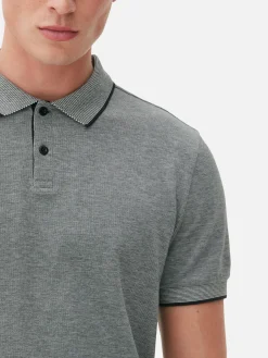 Tops Und T-Shirts|Primark Poloshirt Aus Birdseye-Gewebe Grau