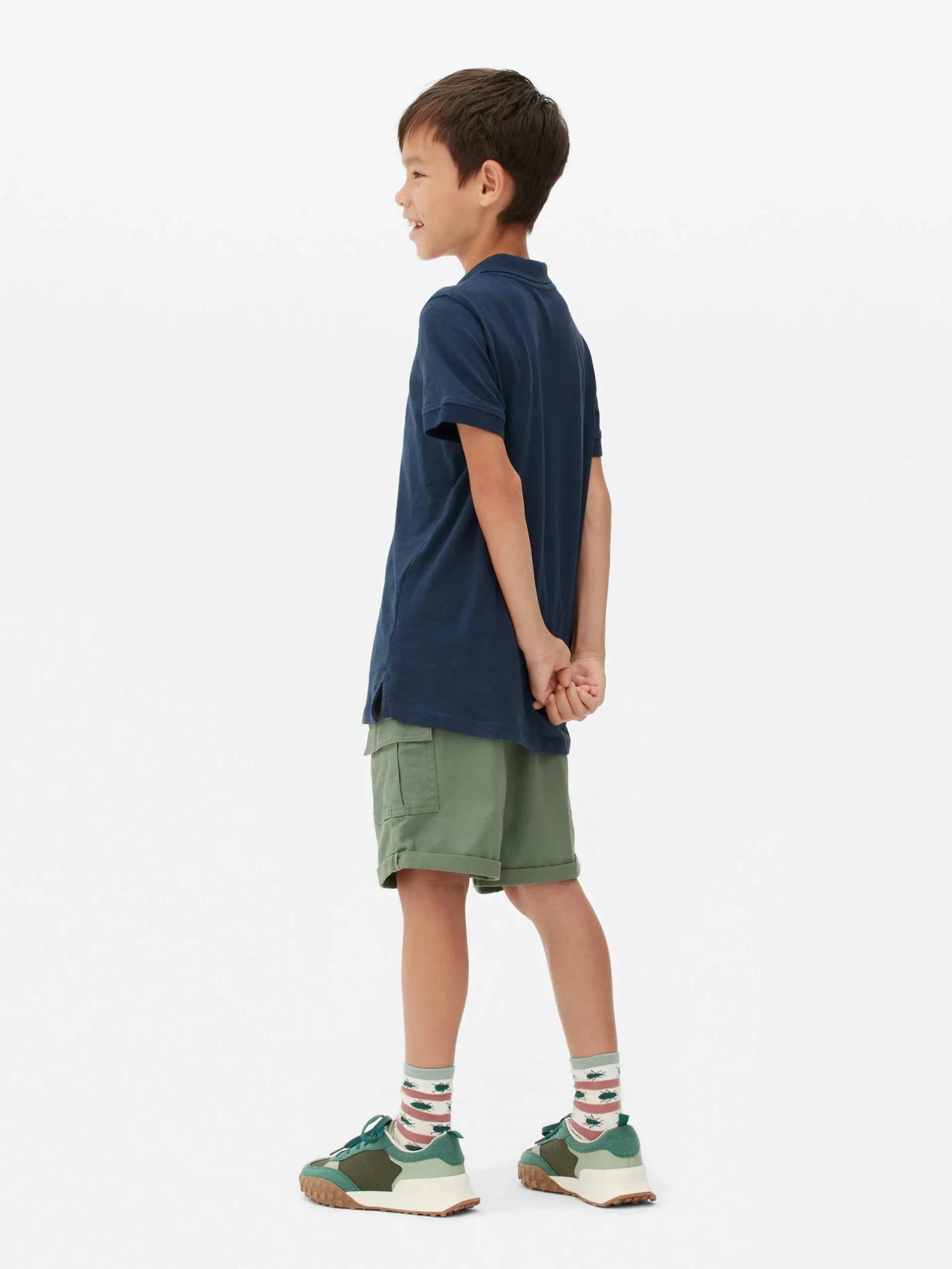 Tops Und T-Shirts|Primark Poloshirt Aus Flammengarn Marineblau
