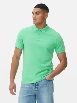 Tops Und T-Shirts|Primark Poloshirt Aus Piqué Lindgrün