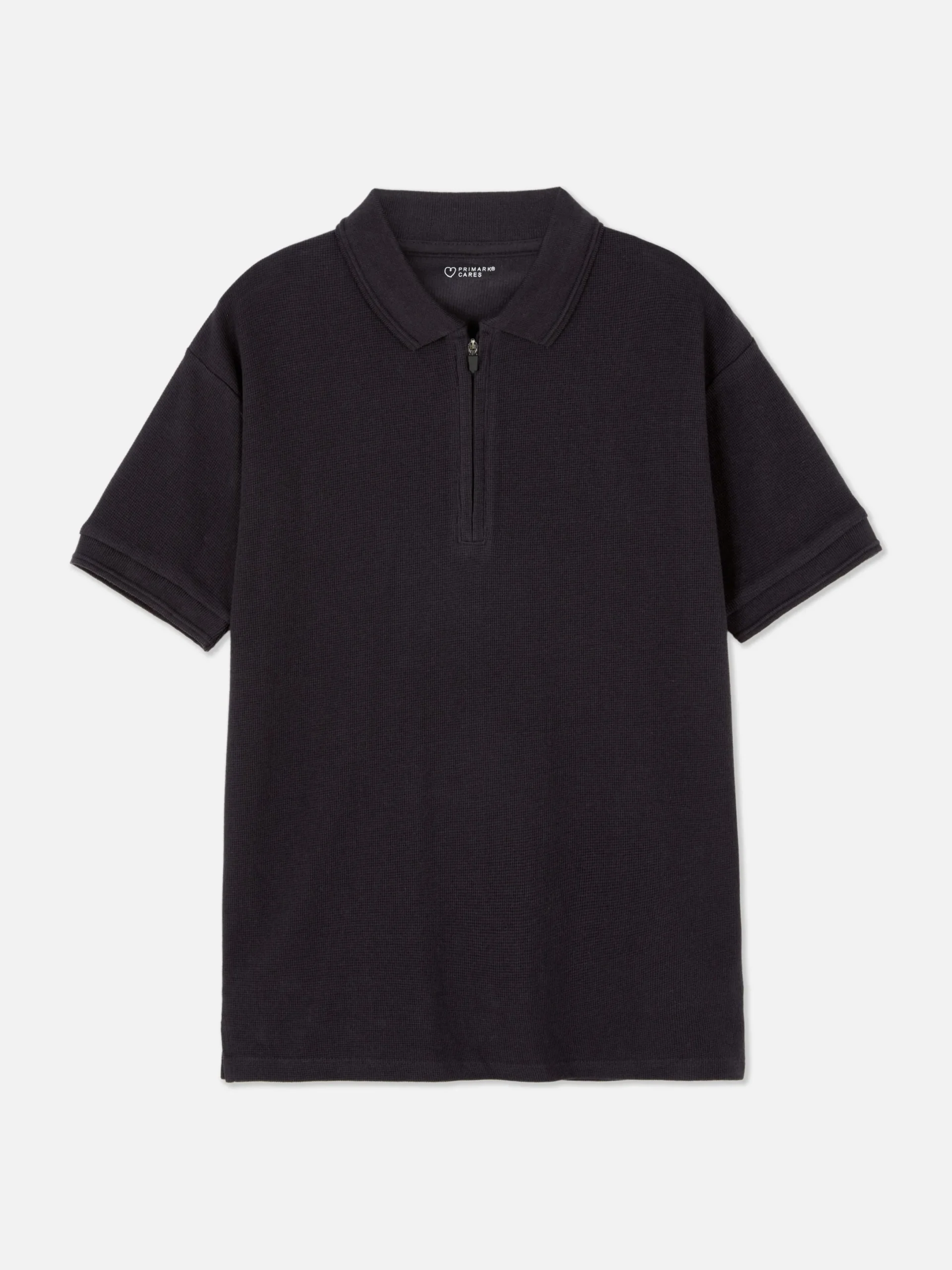 Tops Und T-Shirts|Primark Poloshirt Mit Reißverschluss Marineblau