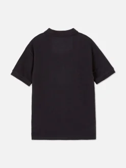 Tops Und T-Shirts|Primark Poloshirt Mit Reißverschluss Marineblau