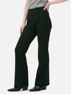 Hosen Und Leggings|Primark Ponté-Hose Mit Ausgestelltem Bein Schwarz