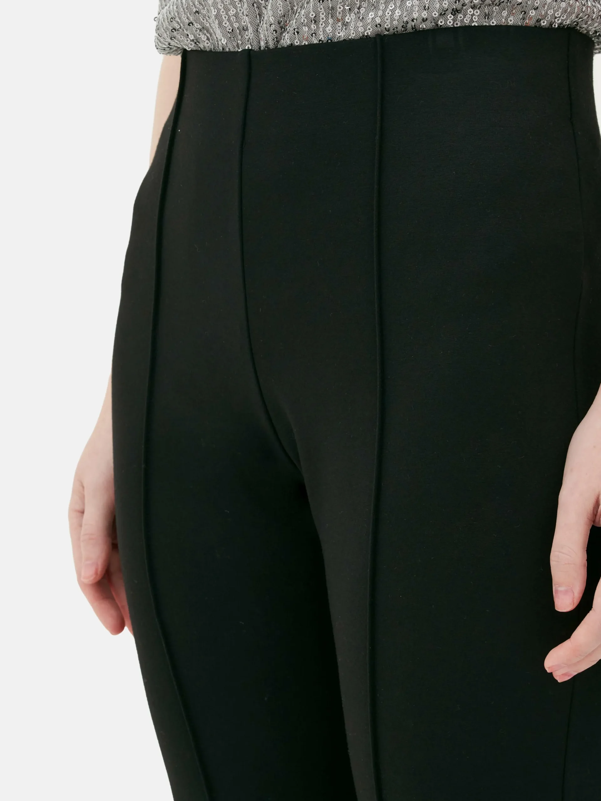 Hosen Und Leggings|Primark Ponté-Hose Mit Ausgestelltem Bein Schwarz