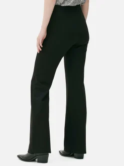 Hosen Und Leggings|Primark Ponté-Hose Mit Ausgestelltem Bein Schwarz