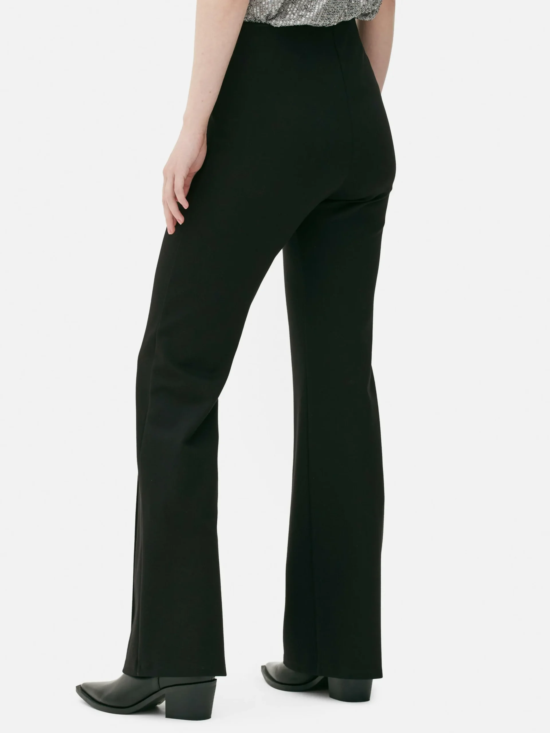 Hosen Und Leggings|Primark Ponté-Hose Mit Ausgestelltem Bein Schwarz