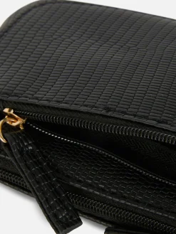 Taschen Und Portemonnaies|Primark Portemonnaie In Schlangenoptik Schwarz