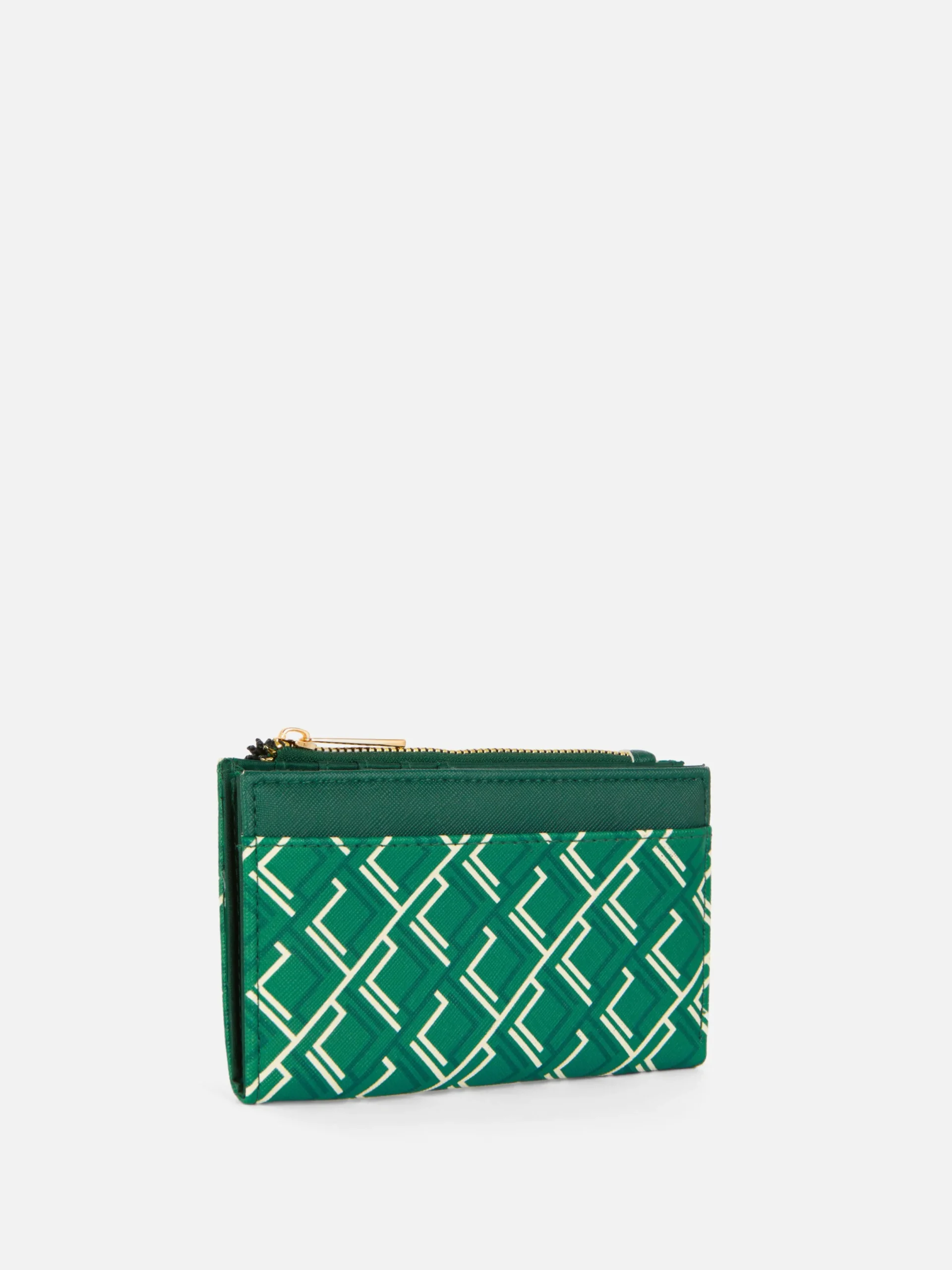 Taschen Und Portemonnaies|Primark Portemonnaie Mit Monogramm Und Reißverschluss Grün
