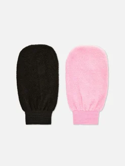 Hautpflege-Tools|Primark PS..., 2er-Pack Make-up-Reinigungshandschuhe Schwarz