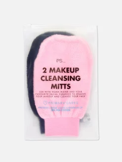 Hautpflege-Tools|Primark PS..., 2er-Pack Make-up-Reinigungshandschuhe Schwarz