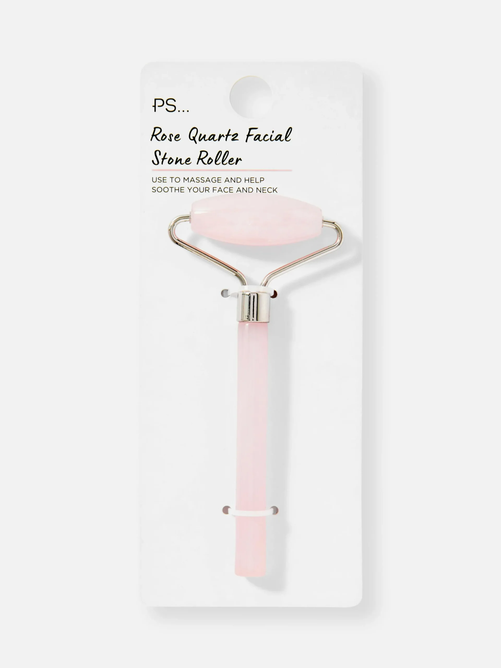 Hautpflege-Tools|Primark PS Massageroller Fürs Gesicht Aus Stein Mit Rosenquarz Rosa
