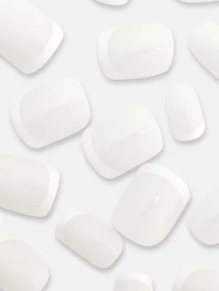 Kunstnägel|Primark PS… Quadratische, Glänzende Kunstnägel Nude