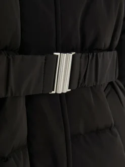 Jacken Und Mäntel|Primark Pufferjacke Mit Gürtel Schwarz