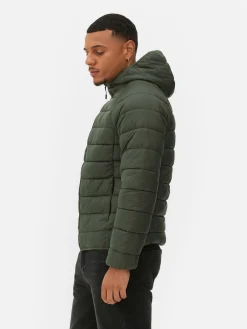 Jacken Und Mäntel|Primark Pufferjacke Mit Kapuze Khakifarben