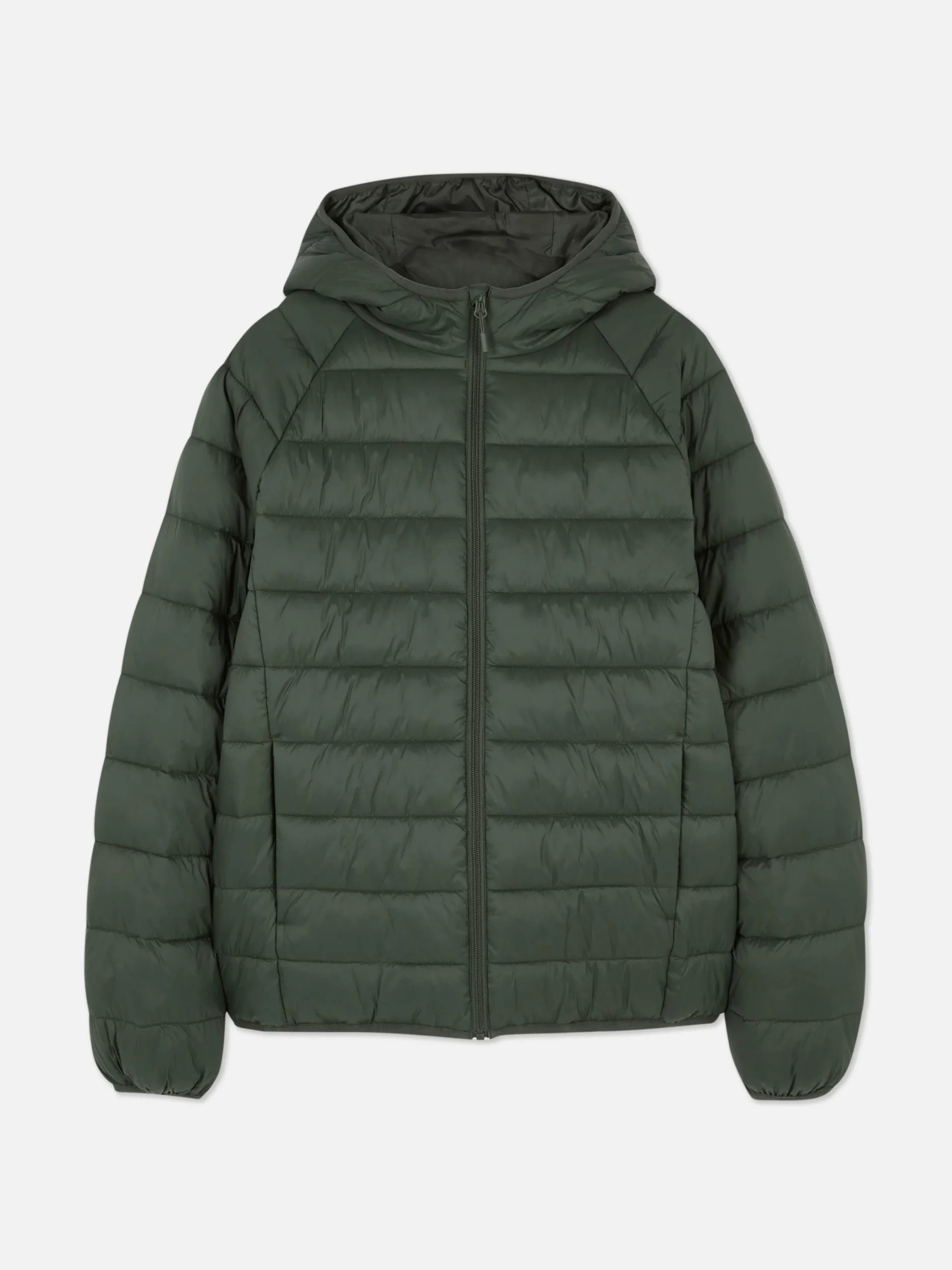 Jacken Und Mäntel|Primark Pufferjacke Mit Kapuze Khakifarben