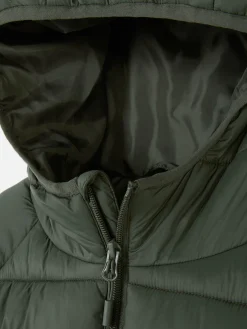 Jacken Und Mäntel|Primark Pufferjacke Mit Kapuze Khakifarben