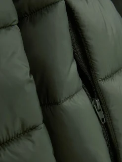 Jacken Und Mäntel|Primark Pufferjacke Mit Kapuze Khakifarben