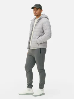 Jacken Und Mäntel|Primark Pufferjacke Mit Kapuze Hellgrau