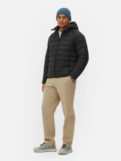 Jacken Und Mäntel|Primark Pufferjacke Mit Kapuze Schwarz