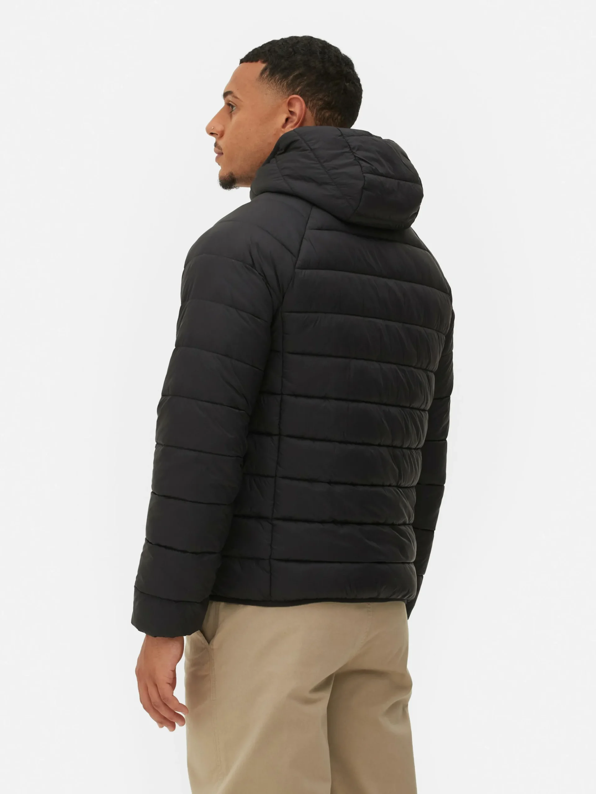 Jacken Und Mäntel|Primark Pufferjacke Mit Kapuze Schwarz