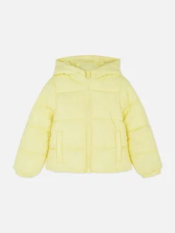 Jacken Und Mäntel|Primark Pufferjacke Mit Kapuze Gelb