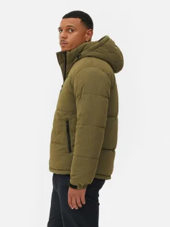 Jacken Und Mäntel|Primark Pufferjacke Mit Karomuster Khakifarben
