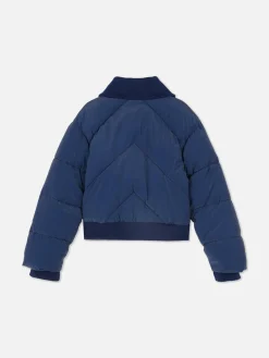 Jacken Und Mäntel|Primark Pufferjacke Mit Kragen Marineblau