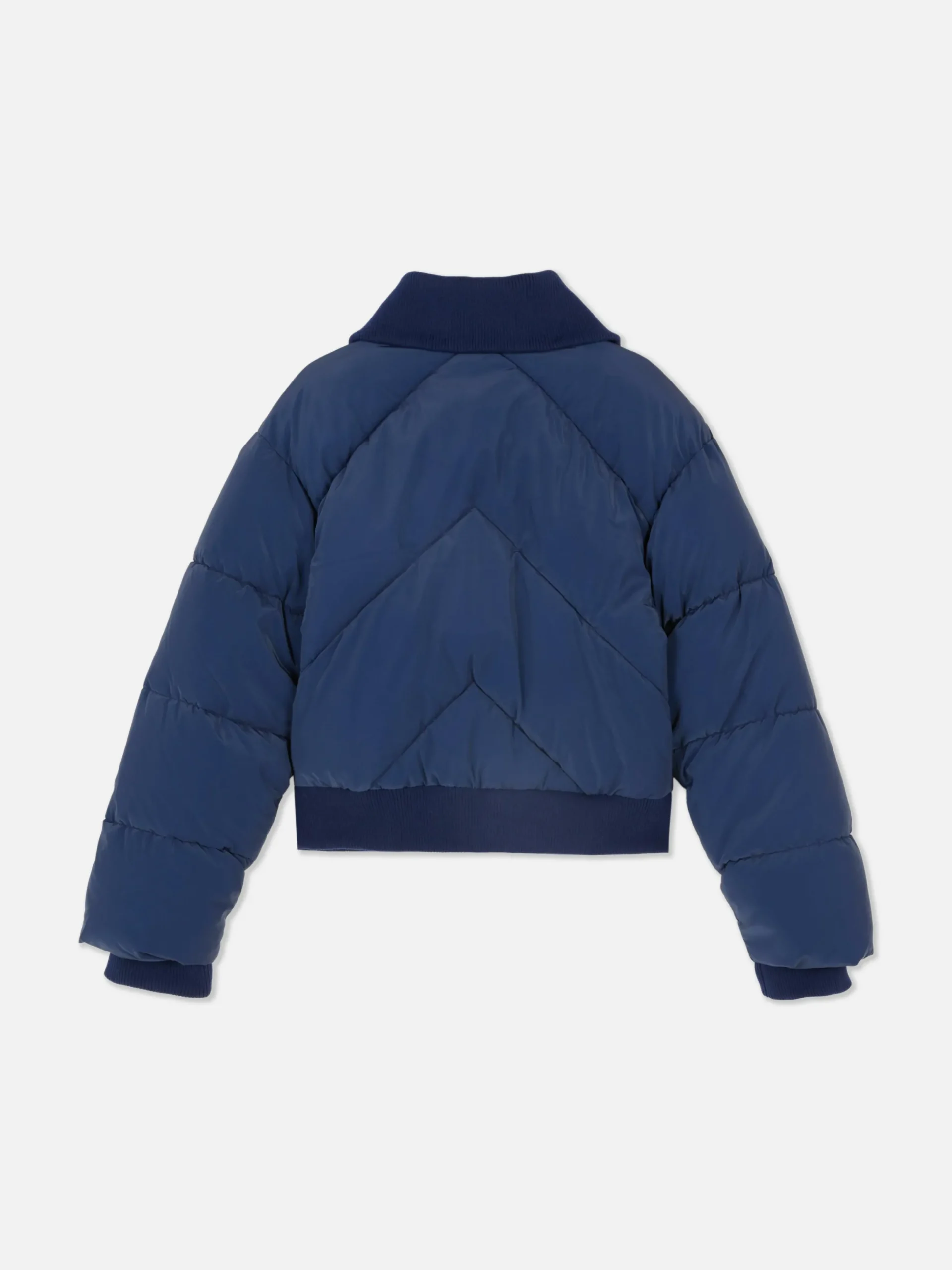 Jacken Und Mäntel|Primark Pufferjacke Mit Kragen Marineblau