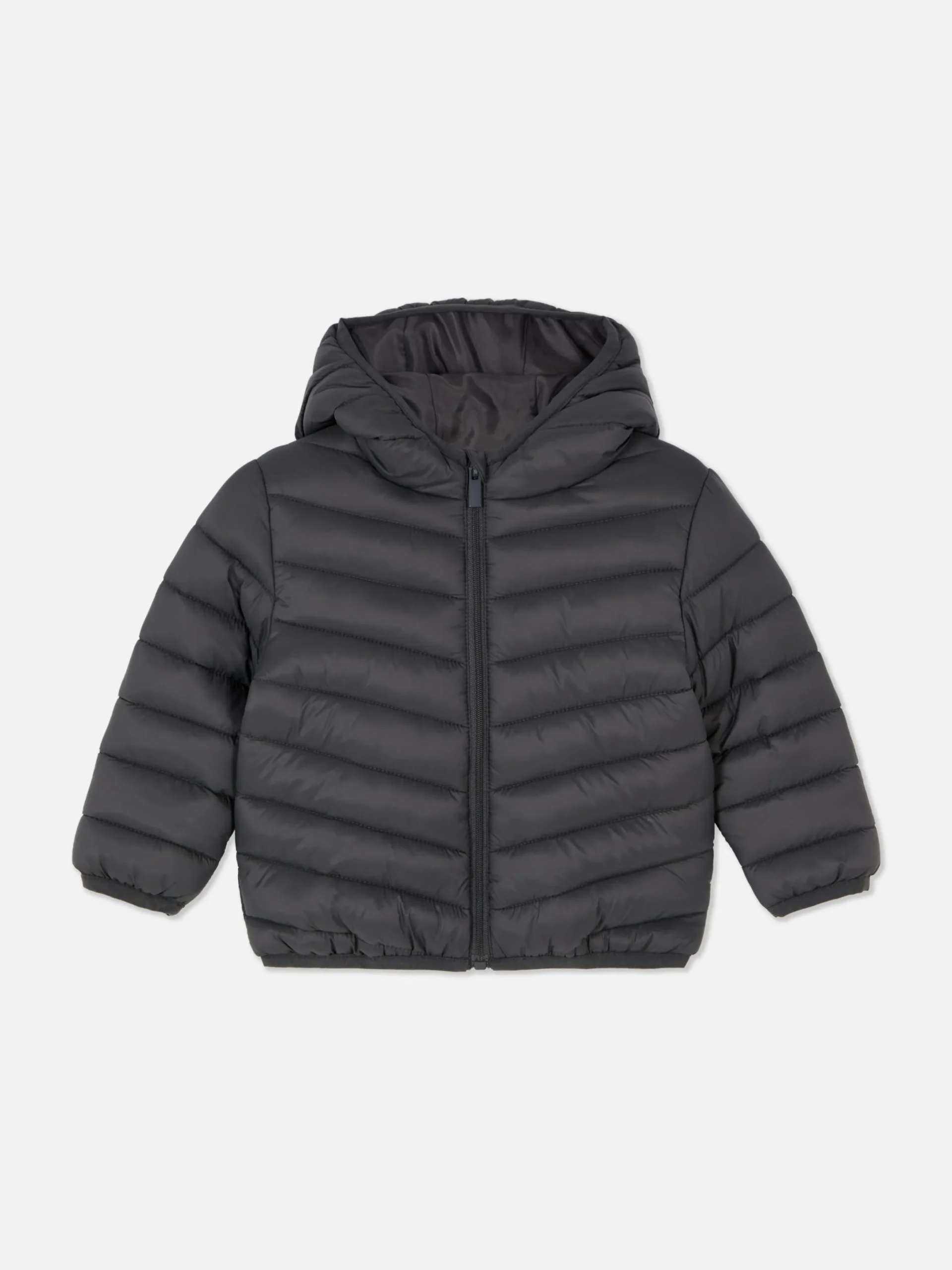 Jacken Und Mäntel|Primark Pufferjacke Mit Reißverschluss Anthrazitfarben
