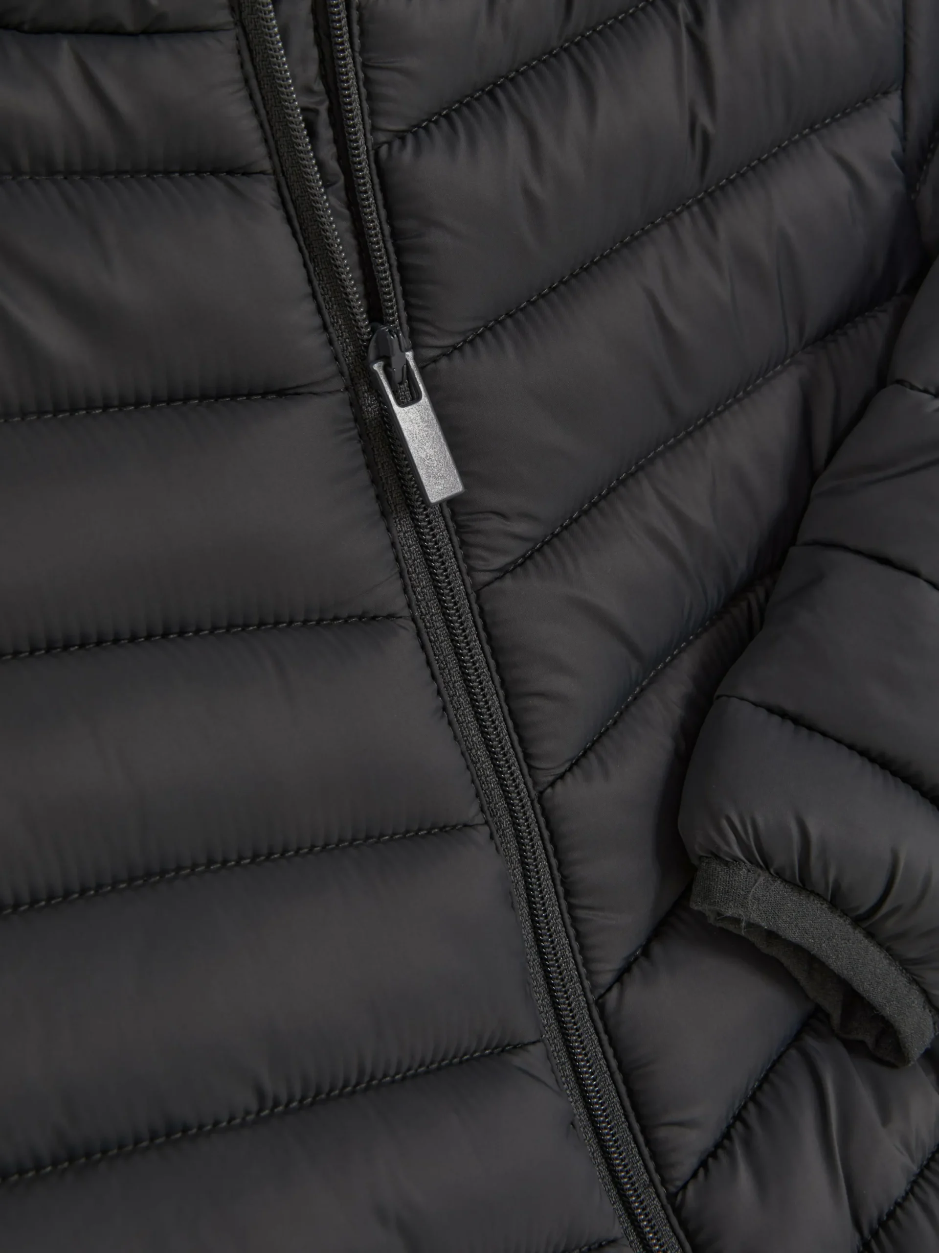 Jacken Und Mäntel|Primark Pufferjacke Mit Reißverschluss Anthrazitfarben