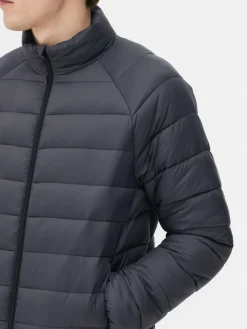 Jacken Und Mäntel|Primark Pufferjacke Mit Trichterkragen Anthrazitfarben