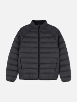 Jacken Und Mäntel|Primark Pufferjacke Mit Trichterkragen Anthrazitfarben