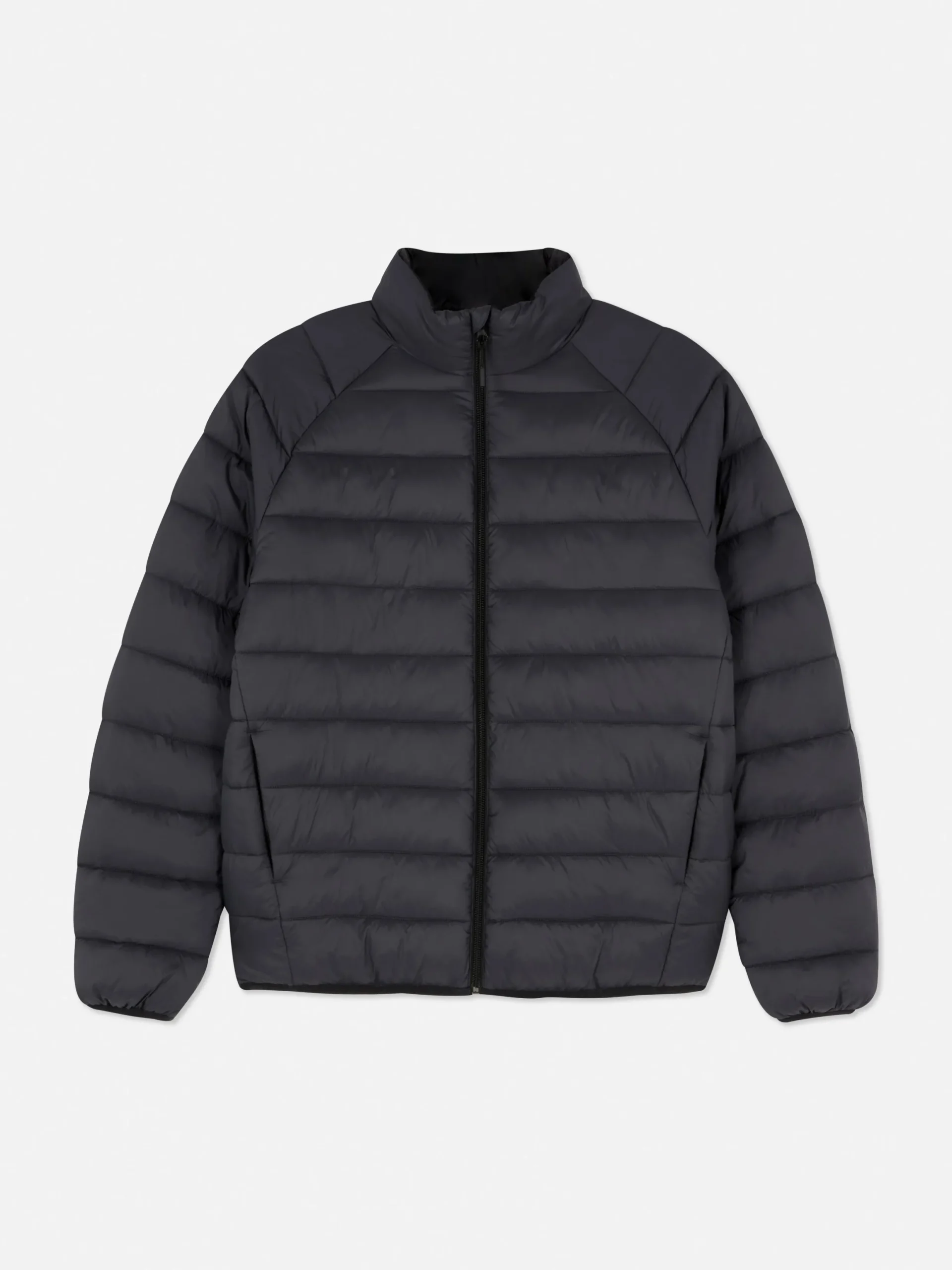 Jacken Und Mäntel|Primark Pufferjacke Mit Trichterkragen Anthrazitfarben