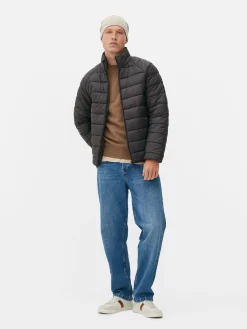 Jacken Und Mäntel|Primark Pufferjacke Mit Trichterkragen Anthrazitfarben