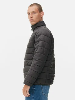 Jacken Und Mäntel|Primark Pufferjacke Mit Trichterkragen Anthrazitfarben