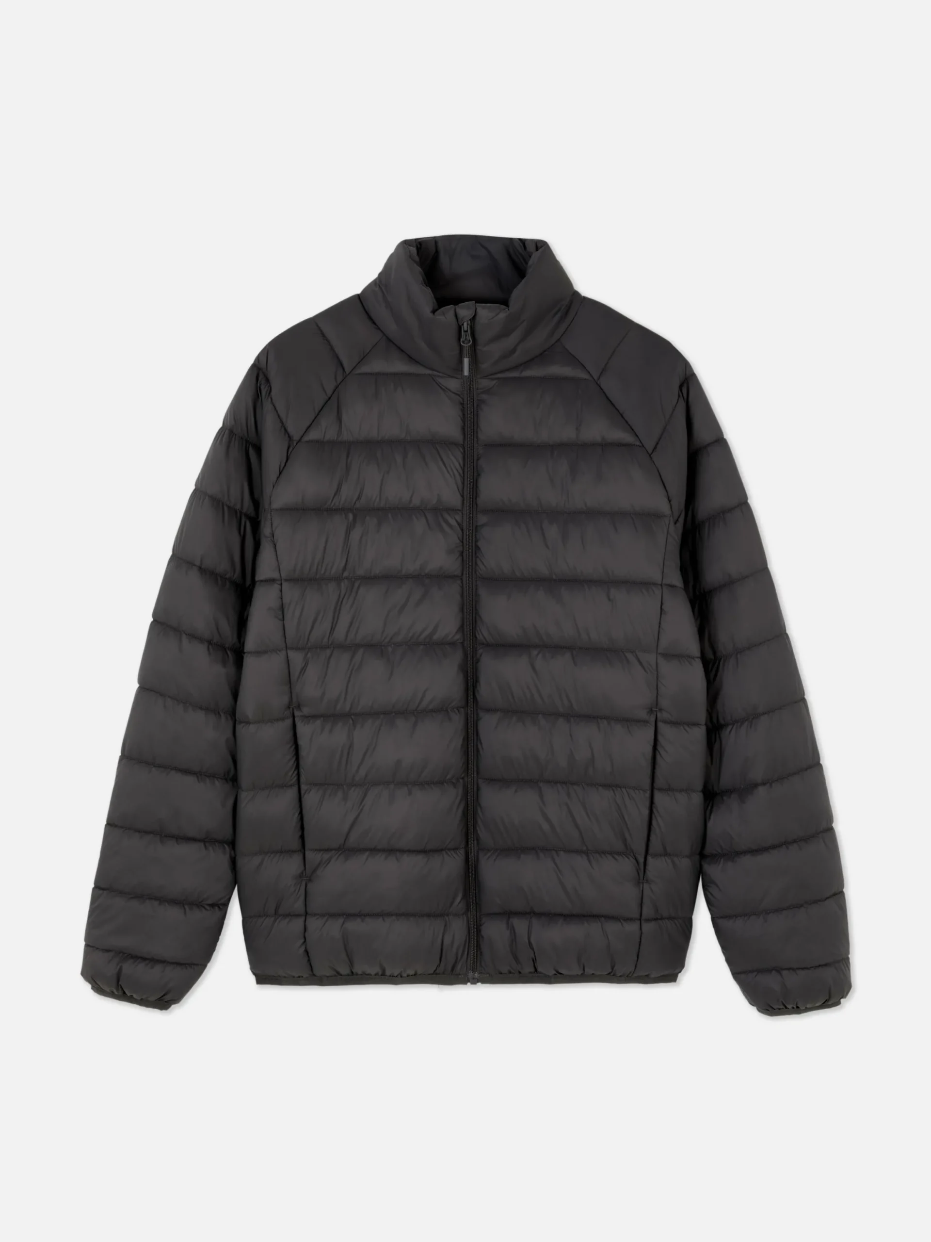 Jacken Und Mäntel|Primark Pufferjacke Mit Trichterkragen Anthrazitfarben