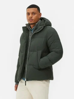 Jacken Und Mäntel|Primark Pufferjacke Mit Zwei-Wege-Reißverschluss Khakifarben