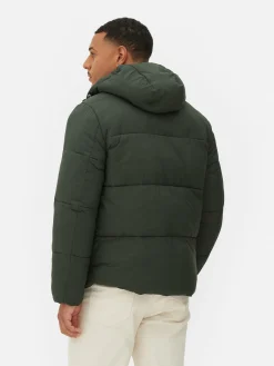 Jacken Und Mäntel|Primark Pufferjacke Mit Zwei-Wege-Reißverschluss Khakifarben