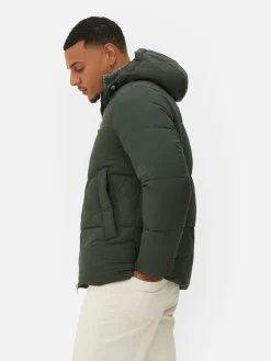Jacken Und Mäntel|Primark Pufferjacke Mit Zwei-Wege-Reißverschluss Khakifarben