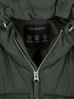 Jacken Und Mäntel|Primark Pufferjacke Mit Zwei-Wege-Reißverschluss Khakifarben