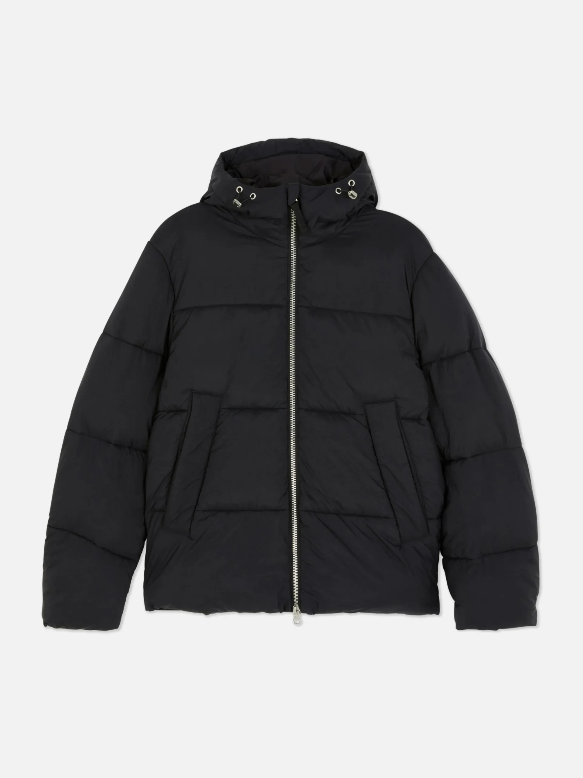 Jacken Und Mäntel|Primark Pufferjacke Mit Zwei-Wege-Reißverschluss Schwarz