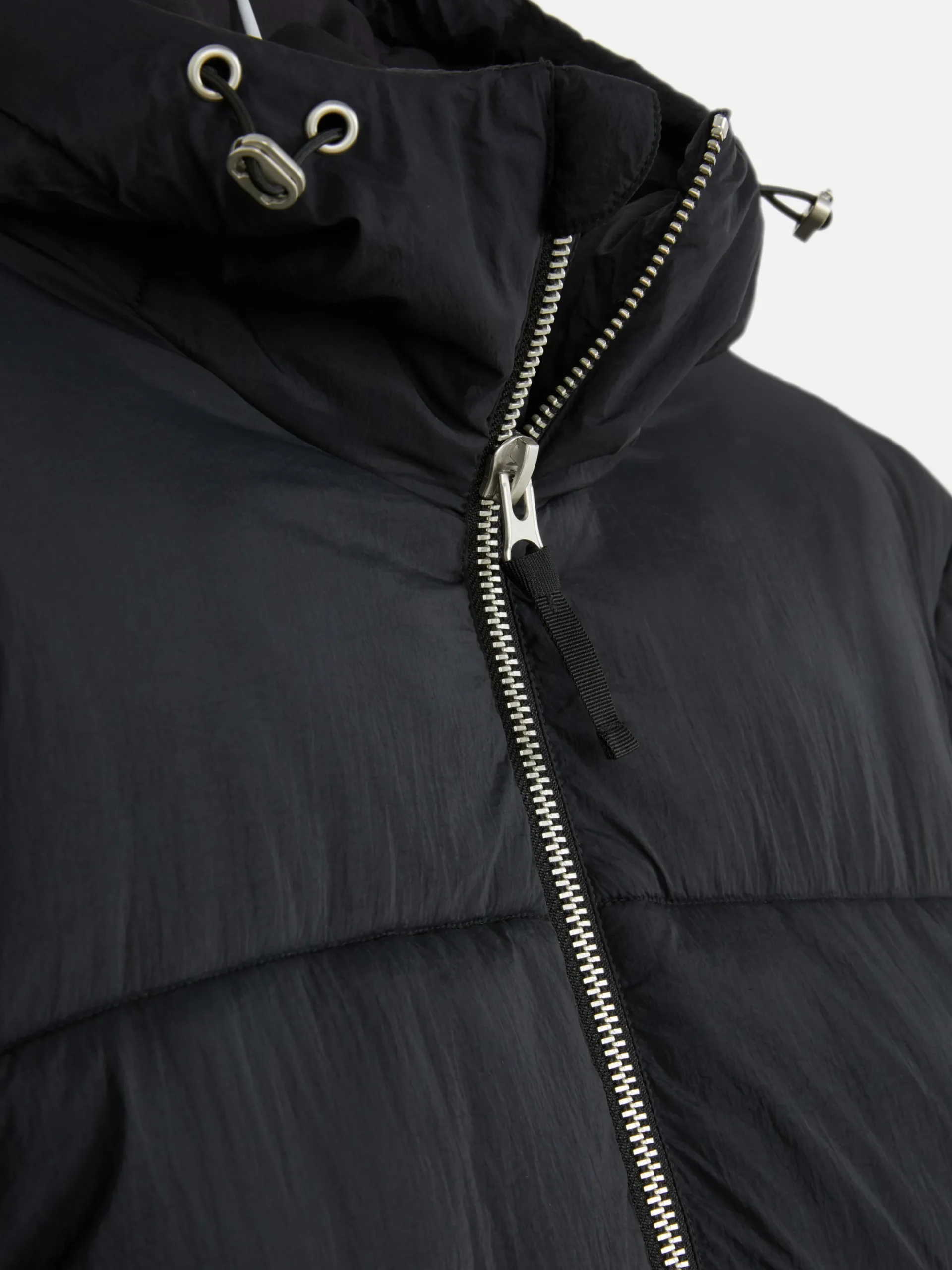 Jacken Und Mäntel|Primark Pufferjacke Mit Zwei-Wege-Reißverschluss Schwarz