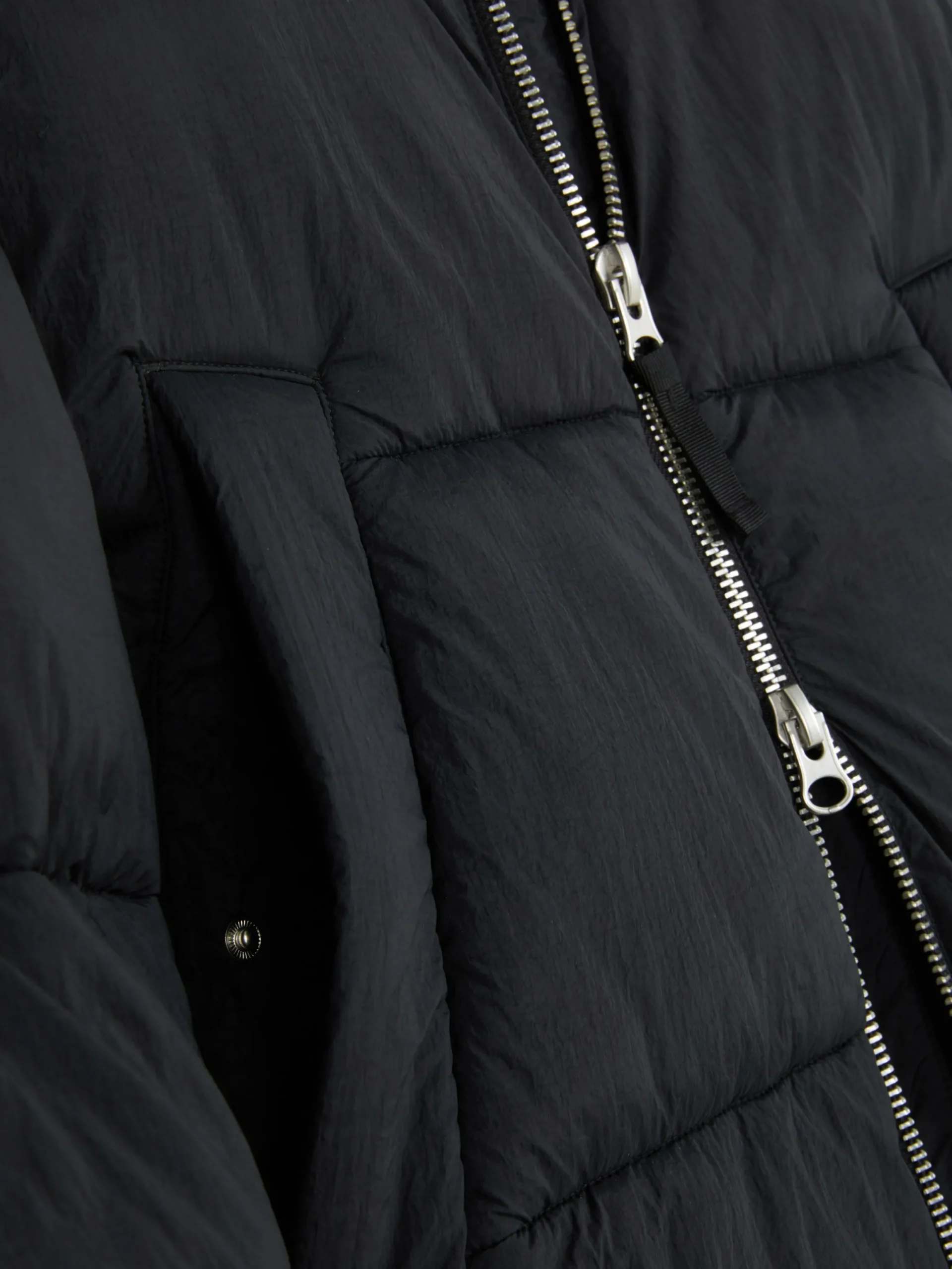 Jacken Und Mäntel|Primark Pufferjacke Mit Zwei-Wege-Reißverschluss Schwarz