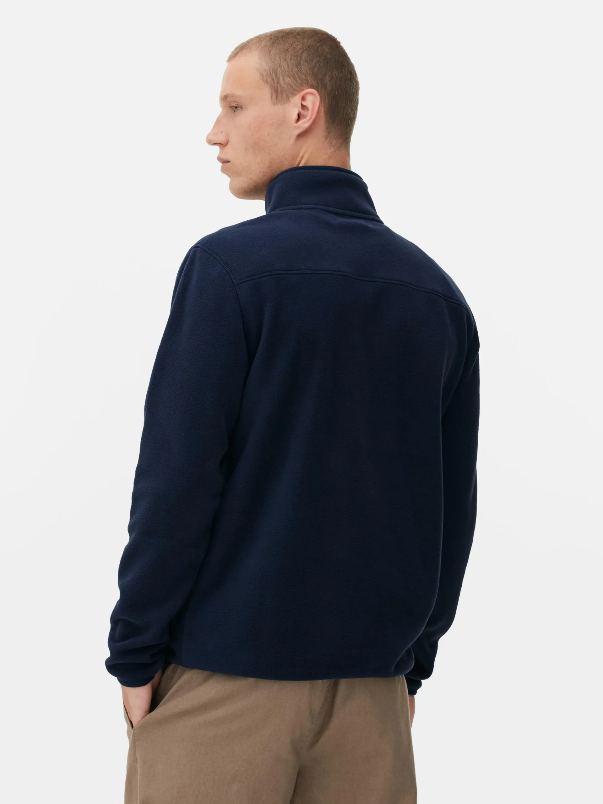 Pullover Und Cardigans|Hoodies Und Sweatshirts|Primark Pullover Aus Fleece Mit Halbem Reißverschluss Marineblau
