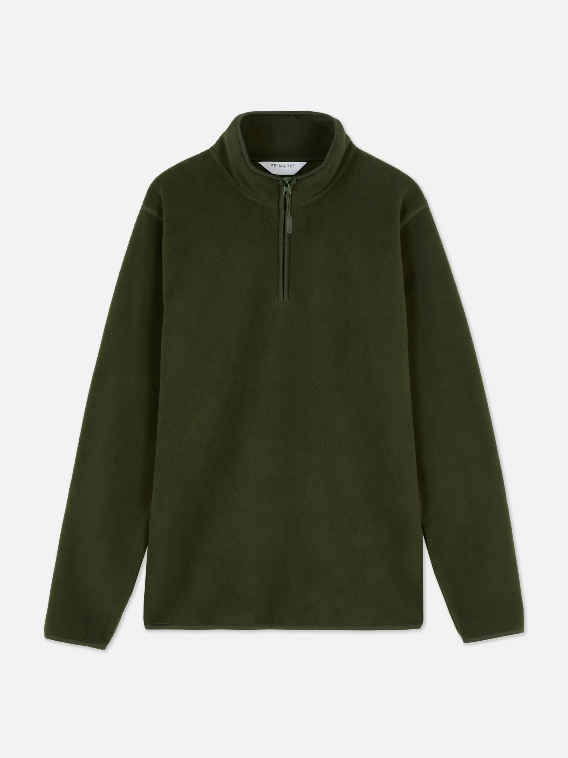 Pullover Und Cardigans|Hoodies Und Sweatshirts|Primark Pullover Aus Fleece Mit Halbem Reißverschluss Khakifarben