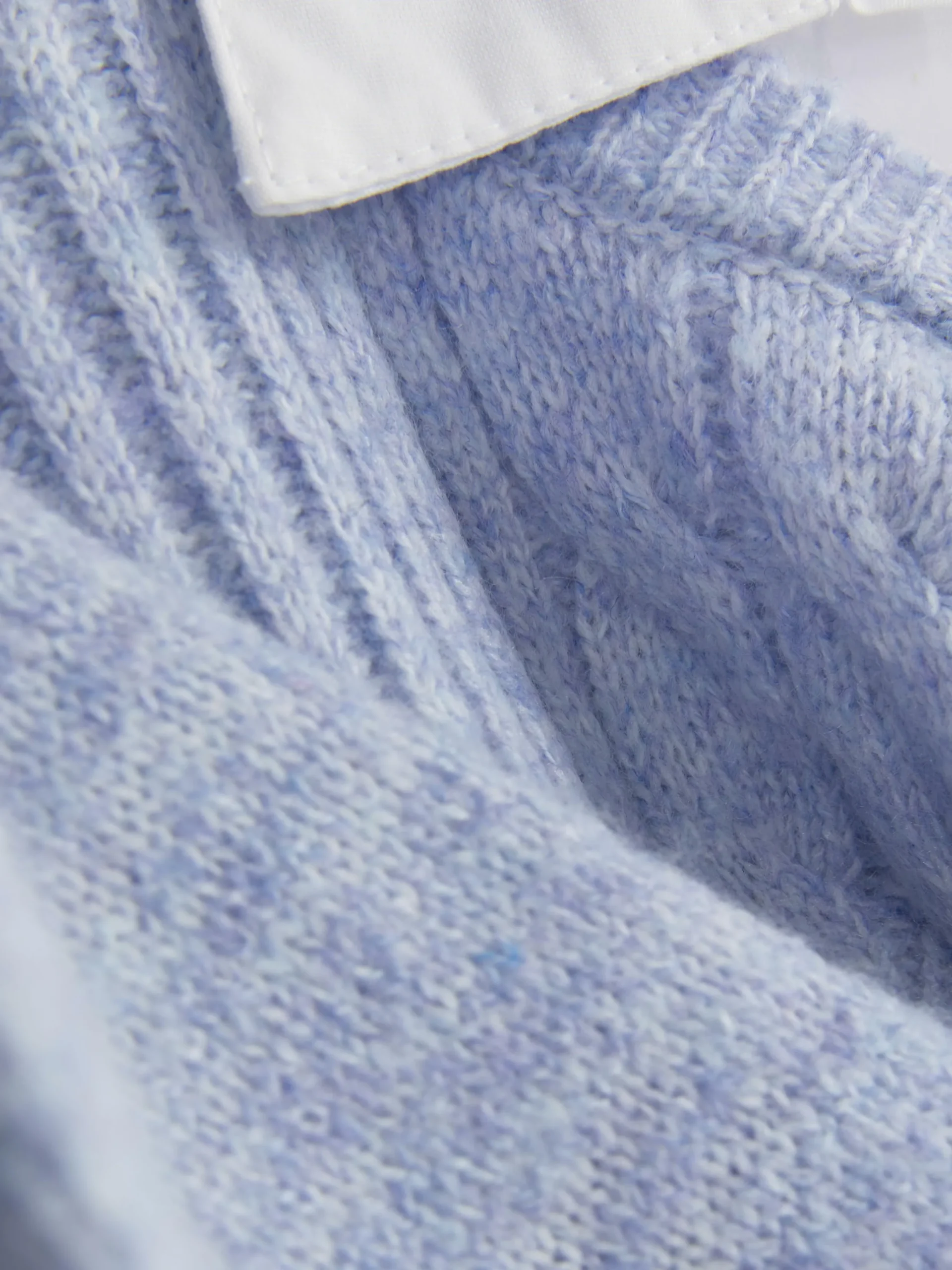 Pullover Und Cardigans|Primark Pullover Mit Hemdlage Blau