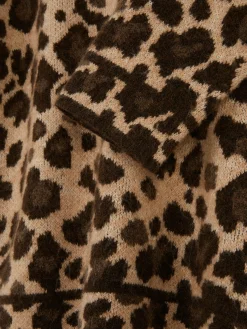 Pullover Und Cardigans|Primark Pullover Mit Leopardenmuster Und V-Ausschnitt Multi