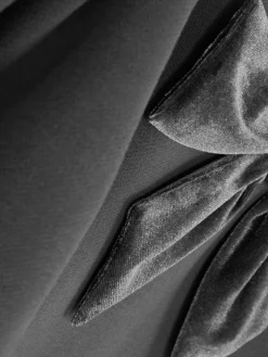Hoodies Und Sweatshirts|Primark Pullover Mit Puffärmeln Und Samtschleife Anthrazitfarben