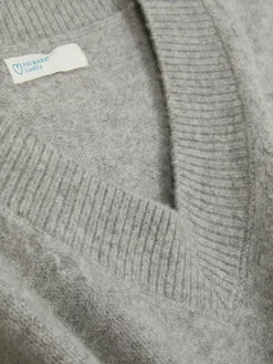Pullover Und Cardigans|Primark Pullover Mit V-Ausschnitt Grau