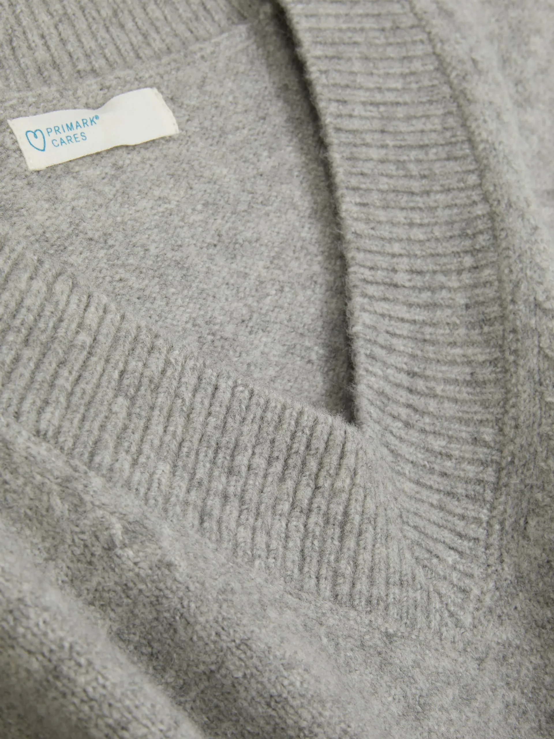 Pullover Und Cardigans|Primark Pullover Mit V-Ausschnitt Grau
